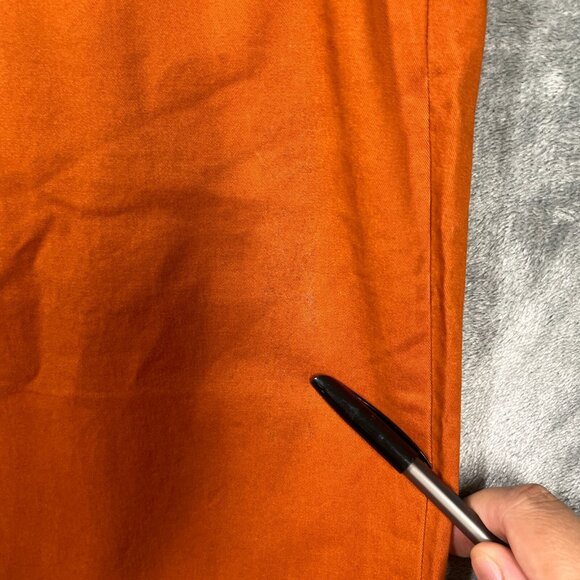 Tommy Hilfiger Pants Mens D7 Brown 36x34 The Flex Chino Cotton Flat Front Casual - Picture 8 of 14